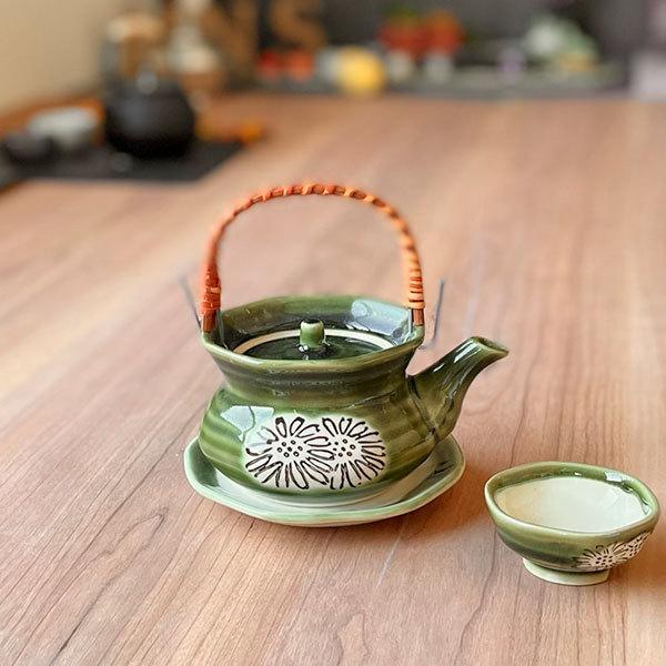 織部土瓶むし 和食器 土瓶むし 業務用 和食 和風 松茸料理 銀杏