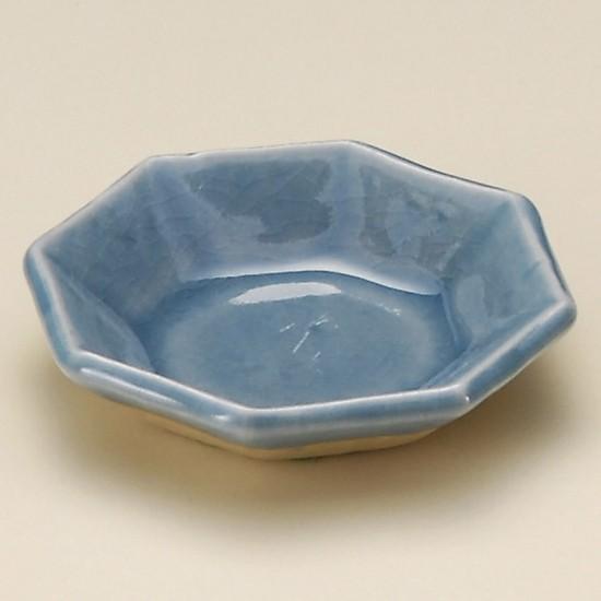 青磁　小皿 青磁八角小皿 和食器 小皿 業務用 約8.6cm 和食 和風 漬物 たれ 薬味