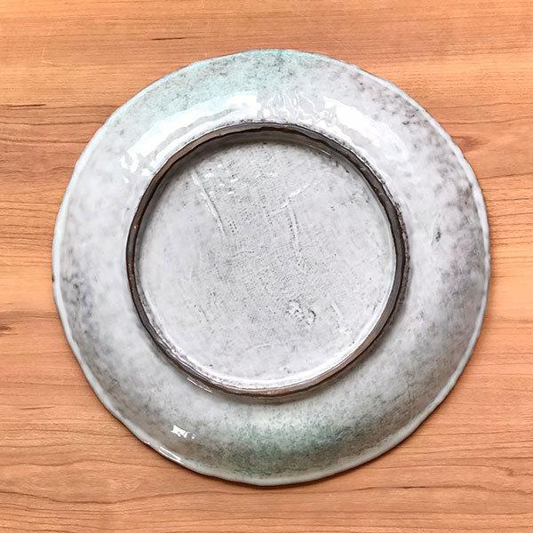 青釉10号丸皿 萬古焼 和食器 丸大皿 業務用 約30cm 和食 和風 ふぐ刺し