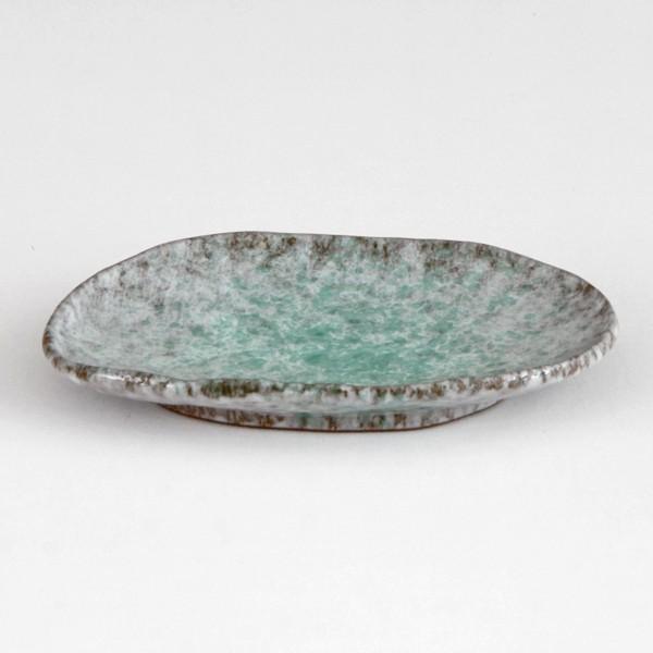 青釉 5.5号小判皿 和食器 楕円皿 業務用 約17.5cm 和食 和風 天ぷら