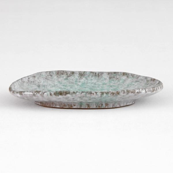 青釉 5.5号小判皿 和食器 楕円皿 業務用 約17.5cm 和食 和風 天ぷら