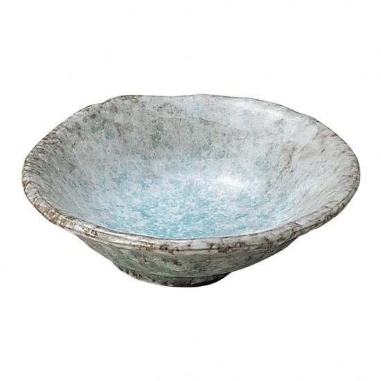 青釉 4号浅小鉢 和食器 小鉢（大）） 業務用 約12.5cm 丸 陶器 和食