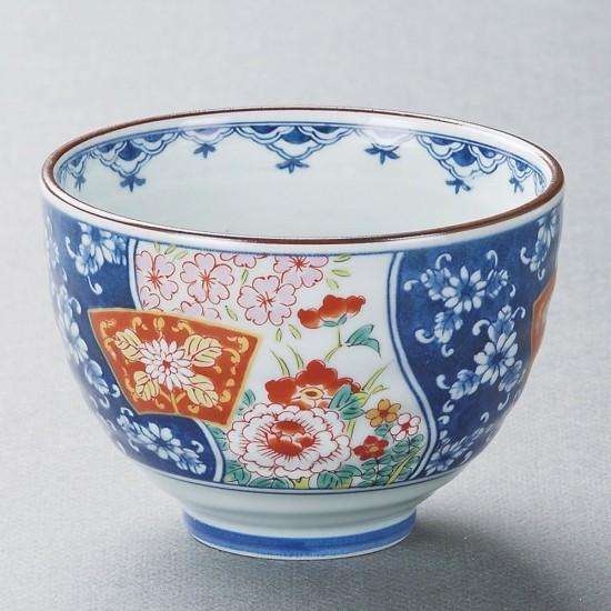 有田焼 煮物碗 大型 小型 染錦扇花一膳丼 有田焼 和食器 小丼