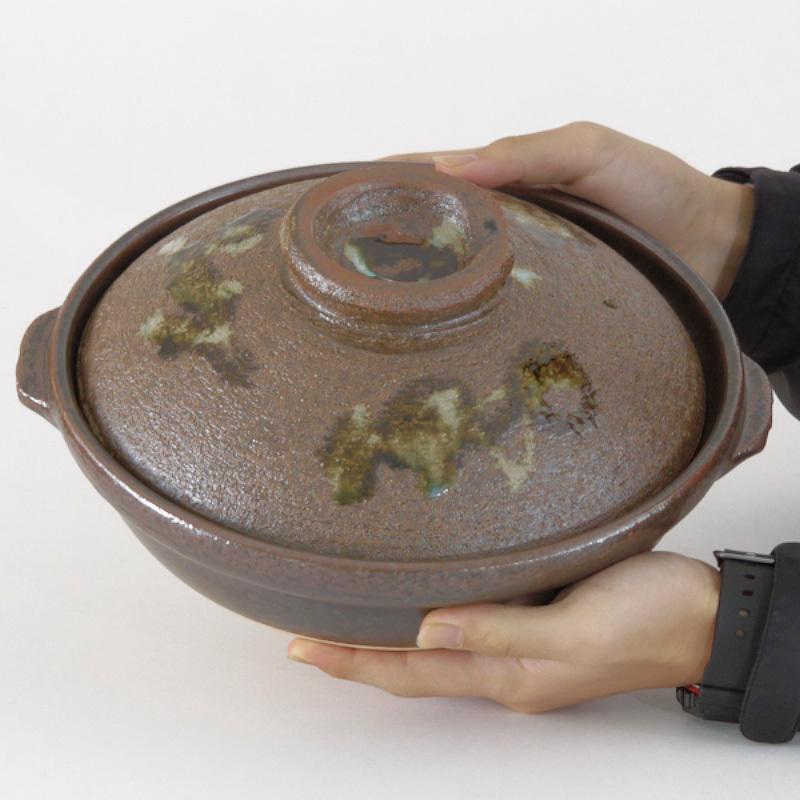 唐津流し 9号土鍋 有田焼 和食器 土鍋 業務用 和食 和風 鍋料理 おでん