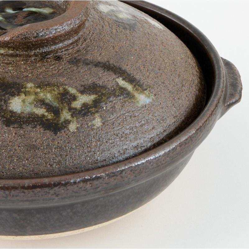 唐津流し 9号土鍋 有田焼 和食器 土鍋 業務用 和食 和風 鍋料理 おでん