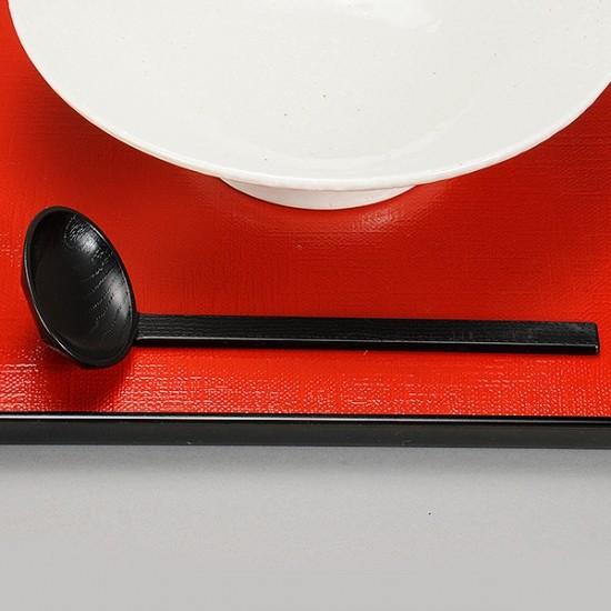ABS田舎お玉 黒 漆器 お玉・杓子 業務用 約22cm : 業務用食器