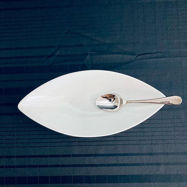 ブランシェ2 白 舟型深鉢L 白い器 洋食器 楕円・変形ボール（M） 業務