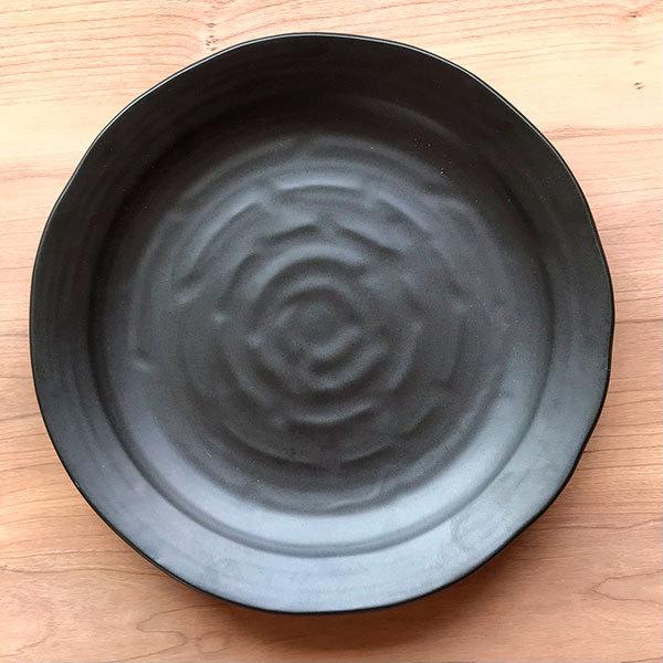黒マット8.0皿 27cm 和食器 丸皿(大) 業務用 : 業務用食器専門 黒マット8.0皿 27cm 和食器 丸皿(大) 業務用 : 業務用食器専門