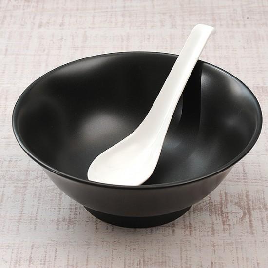 ハートセラミックラージラーメンレンゲ 中華食器 レンゲ 業務用 約19.5