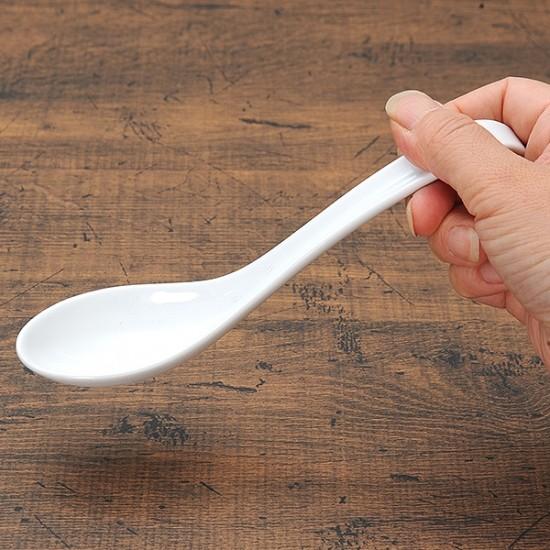 強化丸型ラーメンレンゲ中 中華食器 レンゲ 業務用 約17.6cm 強化丸型ラーメンレンゲ中 中華食器 レンゲ 業務用 約17.6cm