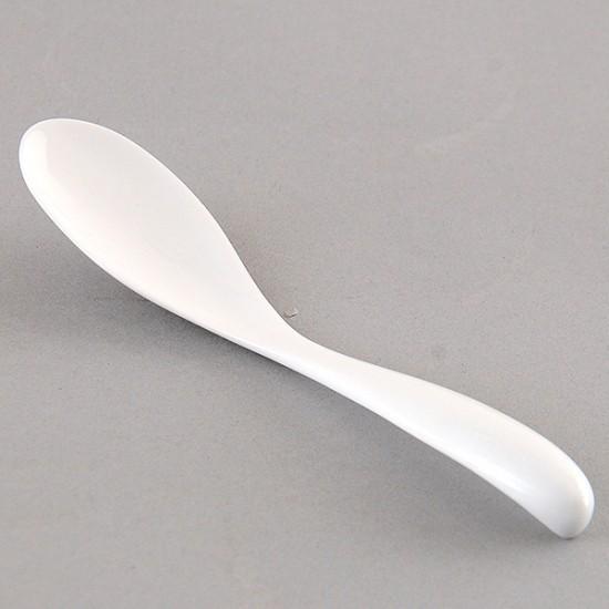 強化平面レンゲ 中華食器 レンゲ 業務用 約17cm 強化磁器 白 れんげ