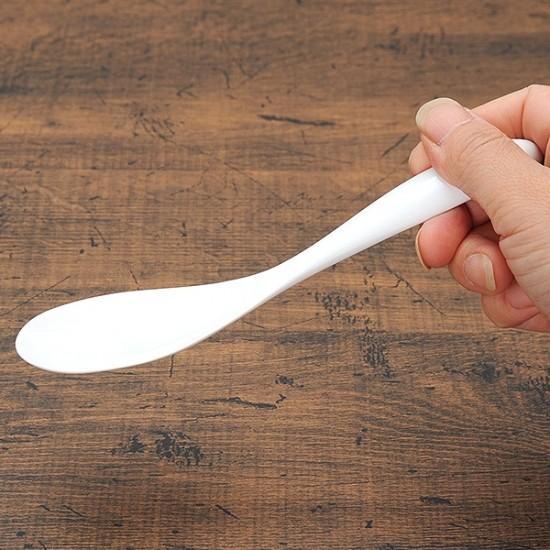 強化平面レンゲ 中華食器 レンゲ 業務用 約17cm 強化磁器 白 れんげ