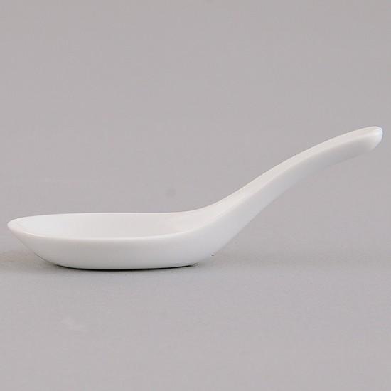 中レンゲ 中華食器 レンゲ 業務用 約13.6cm 磁器製 白 れんげ ラーメン