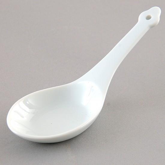 7.0 大 レンゲ 中華食器 業務用 約22cm 磁器製 白 れんげ ラーメン