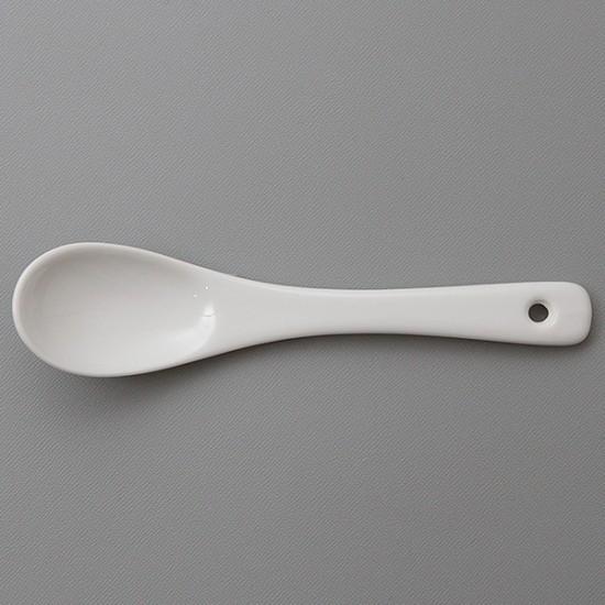 チャーハンレンゲ白 中華食器 レンゲ 業務用 約17.3cm 磁器製 れんげ