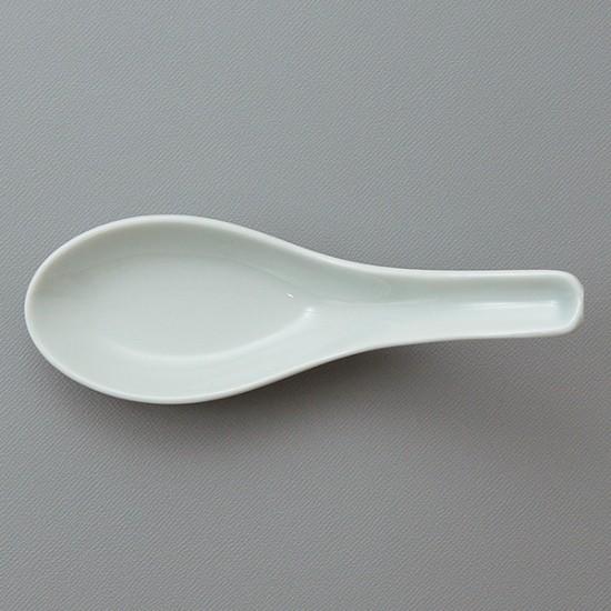 青磁第二レンゲ 中華食器 レンゲ 業務用 約14.3cm 磁器製 れんげ