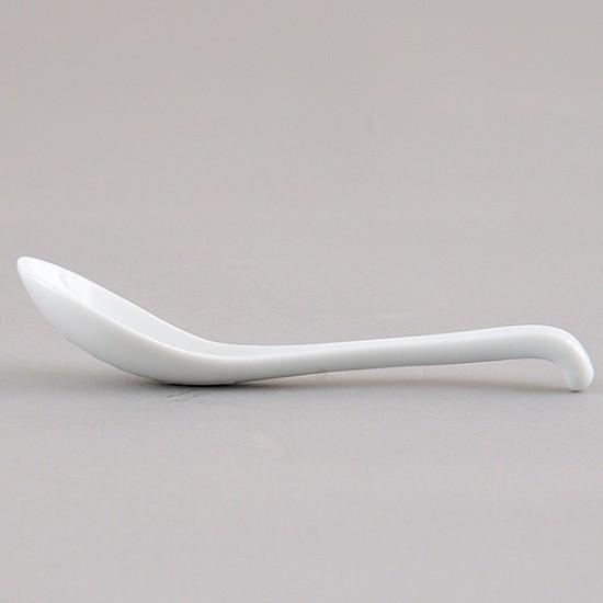 手長反レンゲ 中華食器 レンゲ 業務用 約17.3cm 磁器製 白 れんげ