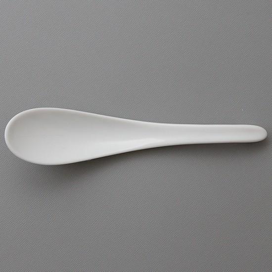 スマートレンゲ 中華食器 レンゲ 業務用 約17cm 磁器製 白 れんげ