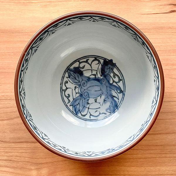 赤絵万暦夏目形4.5丼 和食器 小丼・多用碗 業務用 約13.7cm 和食 和風