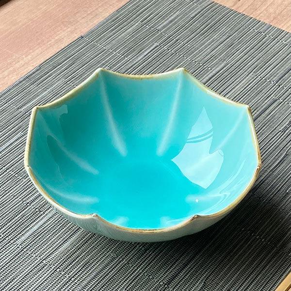 渕錆マリンブルー八角中鉢 和食器 刺身鉢・向付 業務用 約15cm 中鉢