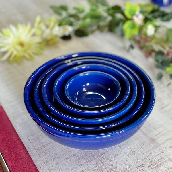 カントリー調　耳付き中皿５枚 カントリーサイド サファイア 13.5cmボウル 約13.7cm 洋食器 丸型