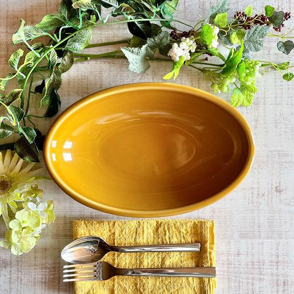 カントリーサイド アンバー 27cmオーバルベーカー 約27cm 洋食器 楕円