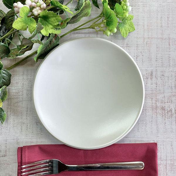 カルマ スノーホワイト 19cmプレート 約19.4cm 洋食器 丸型プレート（S