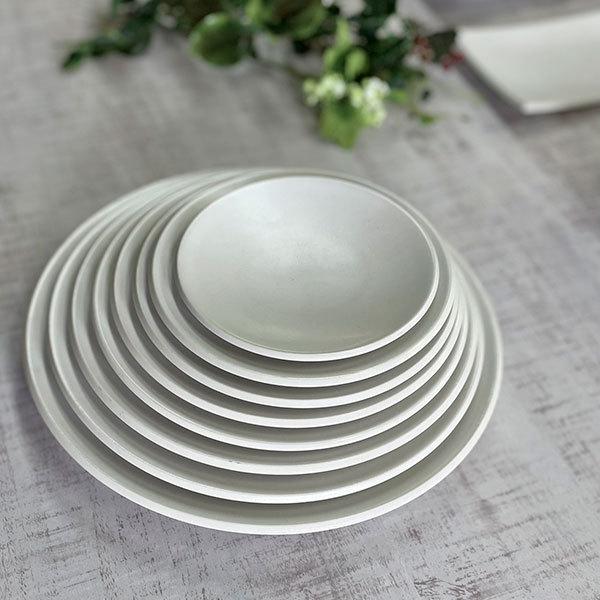 カルマ スノーホワイト 19cmプレート 約19.4cm 洋食器 丸型プレート（S