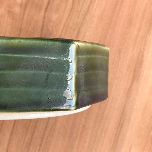 織部弥七田風八角向付 和食器 刺身鉢・向付 業務用 約15.7cm 中鉢 刺身