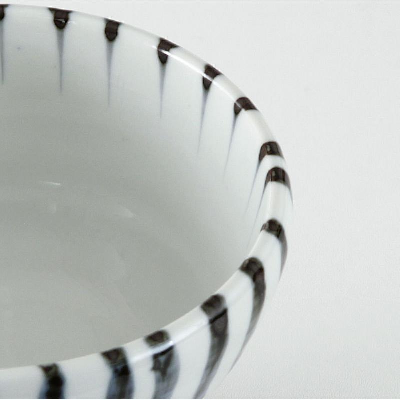 捻り丼4個・濃藍十草 軽量深皿4枚・花型 鉄