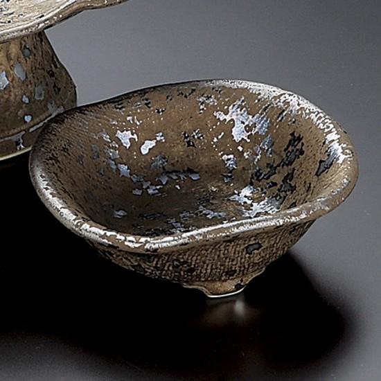 金結晶三ッ足千代久 和食器 刺身用千代久 業務用 約8.3cm さしみ用 お