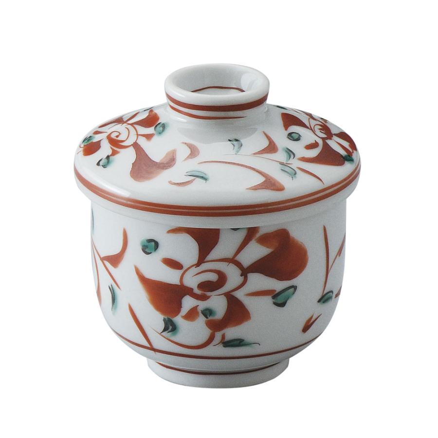 赤絵万暦むし碗 約7.8cm 和食器 むし碗 業務用 : 業務用食器専門