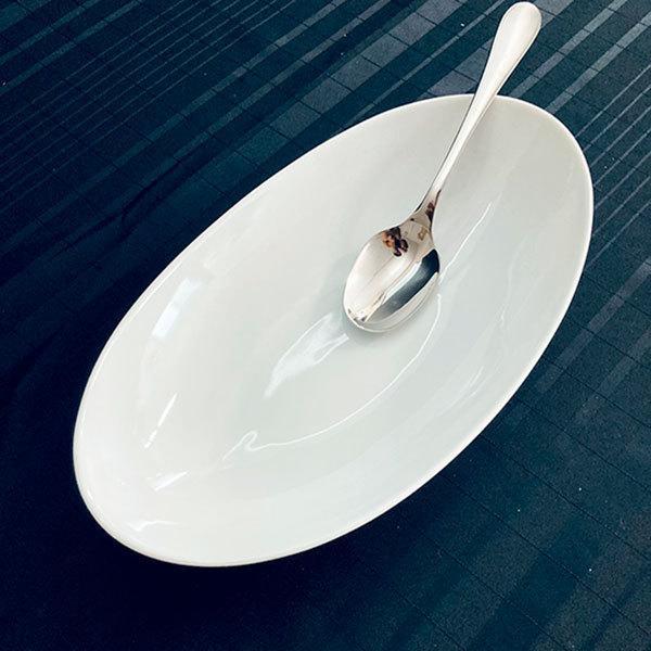 オーバル27cmボール白 白い器 洋食器 楕円・変形ボール（M） 業務用 約