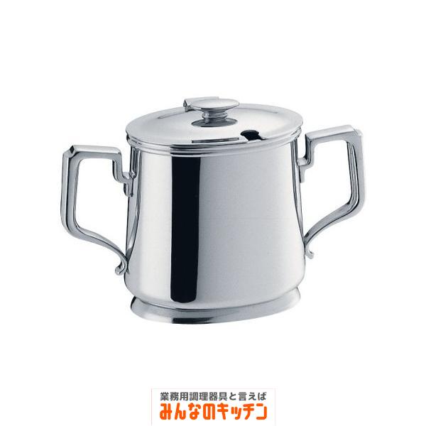 コーヒー器具 コーヒー用品 ステンレス製 小判型シュガーポット 5人用（9-1950-2401）