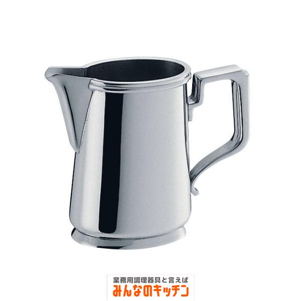 コーヒー器具 コーヒー用品 ステンレス製 小判型ミルクポット 蓋無 10人用（9-1950-2502）