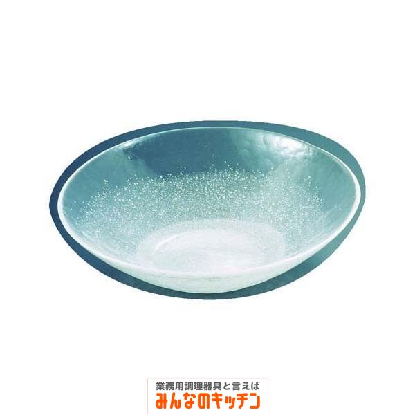 硝子和食器 白雪15 40cm 丸盛込皿（9-2381-1101）