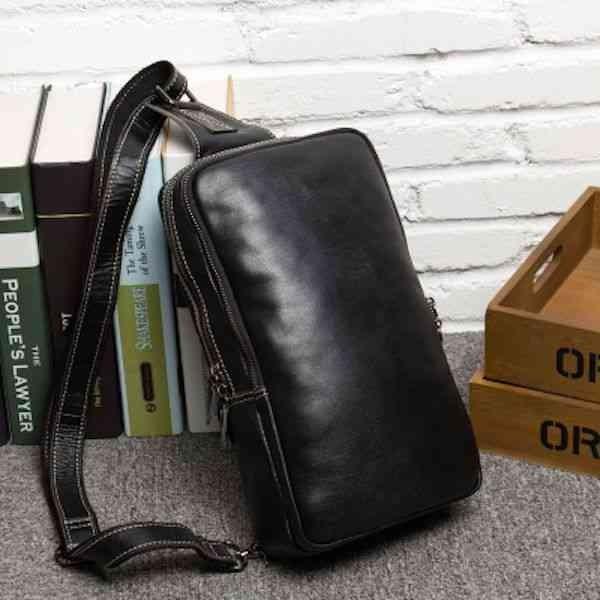 ボディバッグ メンズ ブランド レザー 夏 斜めがけ 本革 小さめ Bag 1215 品質満点