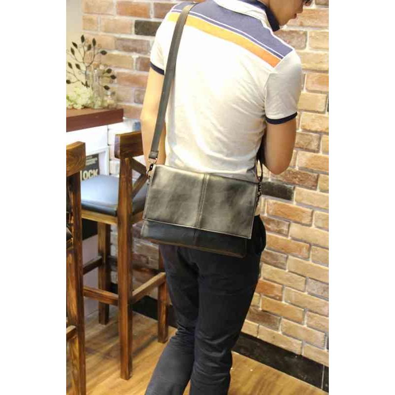 ショルダーバッグ メンズ かっこいい シンプル レザー 20代 斜めがけ