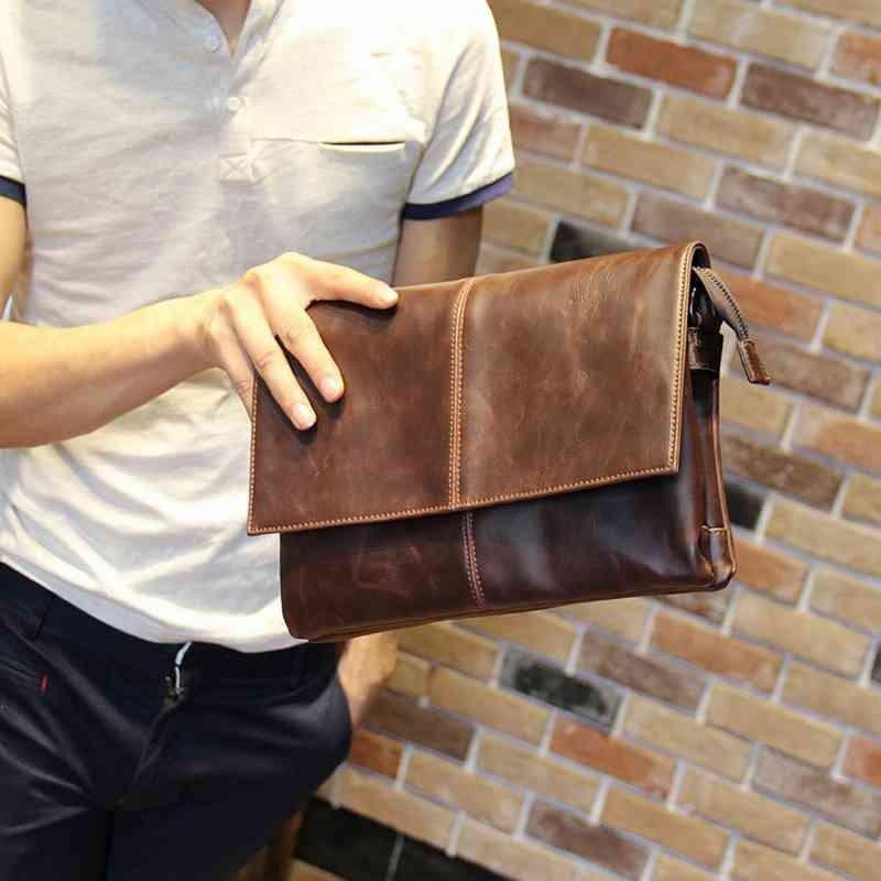 ショルダーバッグ メンズ かっこいい シンプル レザー 20代 斜めがけ 人気 軽い 小さい 40代 革 A4 おしゃれ 皮 50代 大きめ 30代 黒 大容量 ブランド bag-171の画像