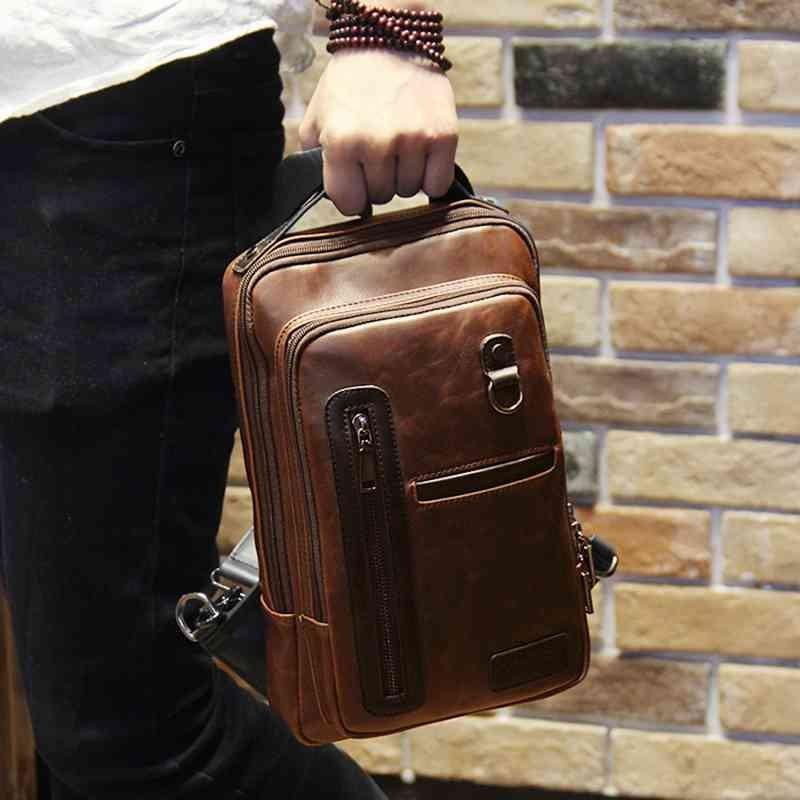 ボディバッグ メンズ レザー 斜めがけ ブランド 小さめ 革 夏 Bag 438 受賞店舗