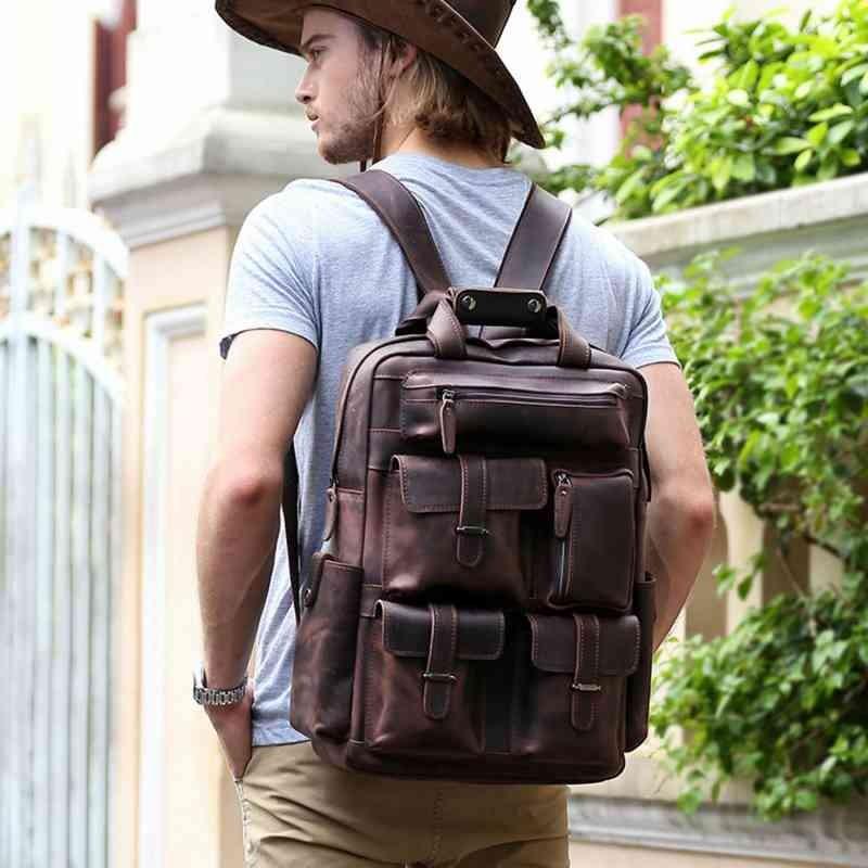 本物の販売 リュック メンズ 大容量 ブランド おしゃれ スポーツ レザー 本革 Bag 8 安心のメーカー直販 Www Superavila Com