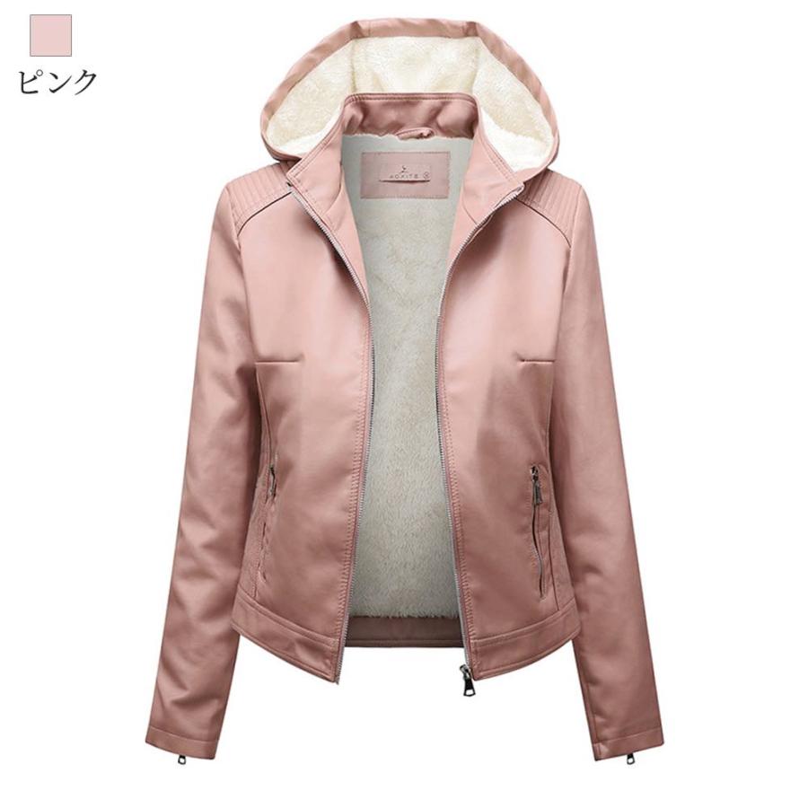 A/W チェリーサンバースト レザージャケット フード付き 50XL . ライダースジャケット レディース フード付きレザージャケット 春 革