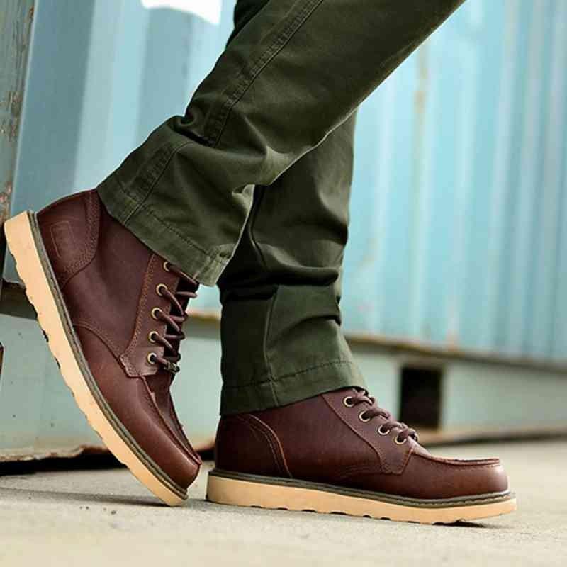 大流行中 ブーツ メンズ ウォーキングシューズ レザー 本革 靴 ブランド 最安値に挑戦 Lespakigali Com