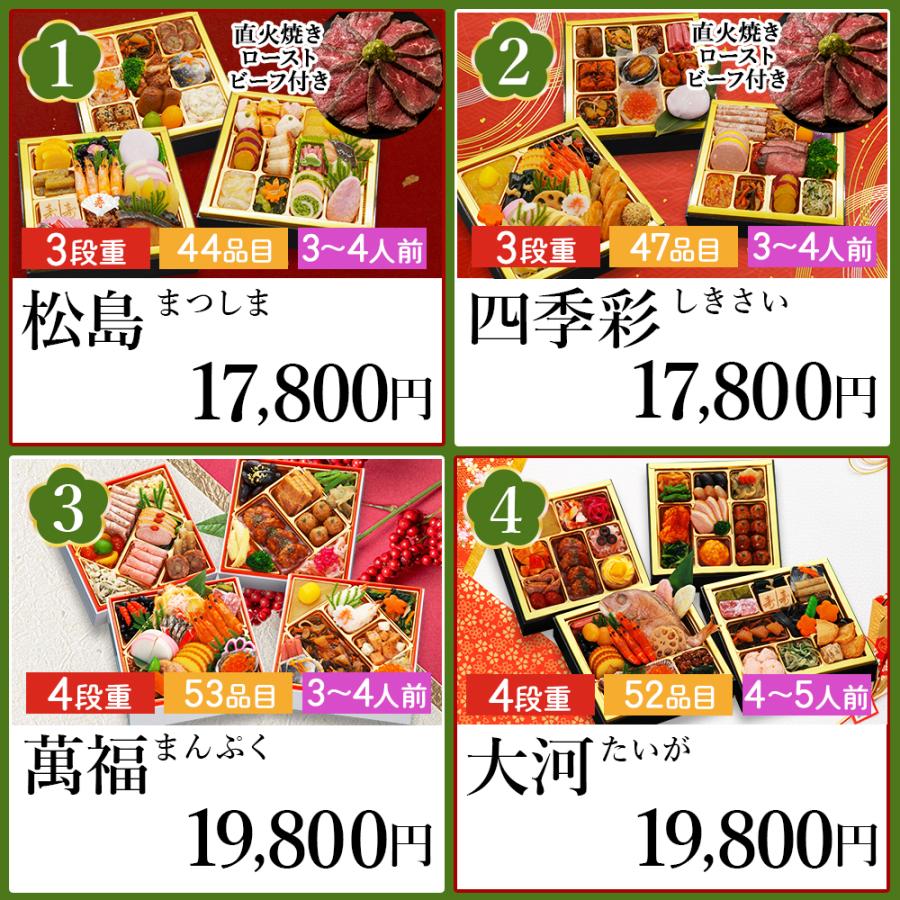 おせち 福袋 2026 おせち料理 【竹】 モニター 募集 キャンペーン 予約 お節福袋 福袋おせち 福おせち 冷凍おせち 冷凍 ふくぶくろ ガチャ 2025 2人前 3人前 | 蔵王福膳 | 04