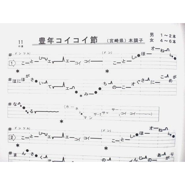 日本の民謡 五線譜」中級(3)・向日葵集(3)〜唄いやすい楽譜〜民謡/唄譜