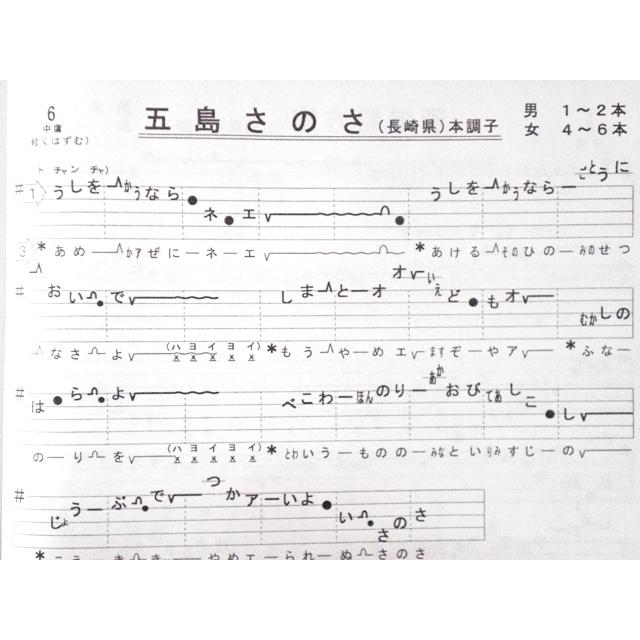 日本の民謡☆五線譜10集セット～e37 楽譜/練習/上達/うたい方