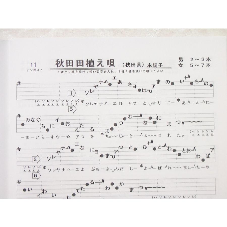 日本の民謡 五線譜」10集セット☆10％OFFキャンペーン〜唄いやすい楽譜