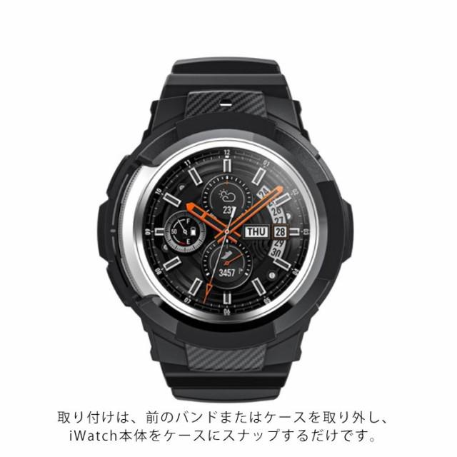 スマートウォッチケース Galaxy Watch4 Classic ケース バンド 一体型 TPU 42mm 46mm ギャラクシーウォッチケース 耐｜minoaka｜15