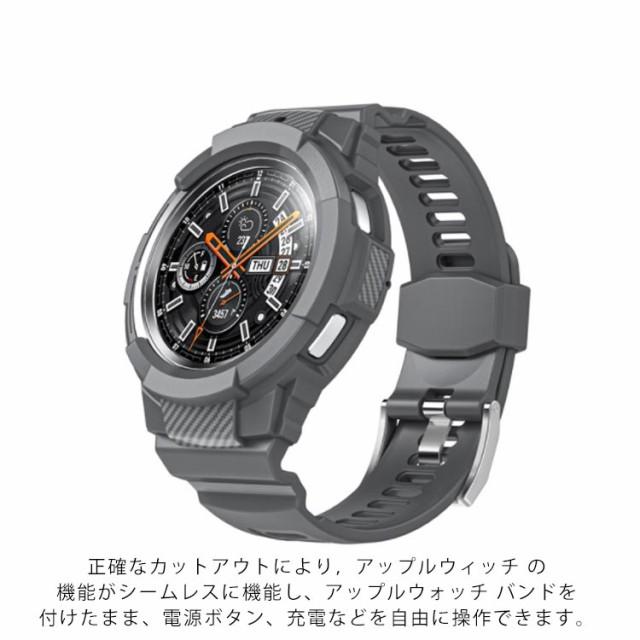 スマートウォッチケース Galaxy Watch4 Classic ケース バンド 一体型 TPU 42mm 46mm ギャラクシーウォッチケース 耐｜minoaka｜17