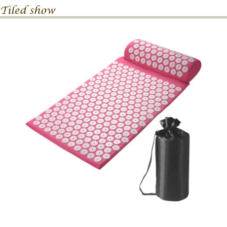 指圧マット 枕セット ストレス解消 鍼 収納バッグ 3点セット 指圧